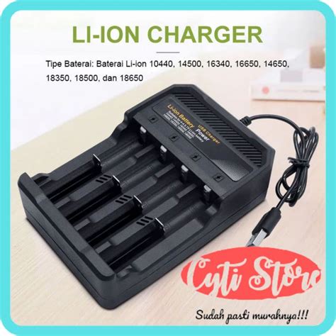 Jual Charger Baterai Usb Li Ion With Led Ms D A