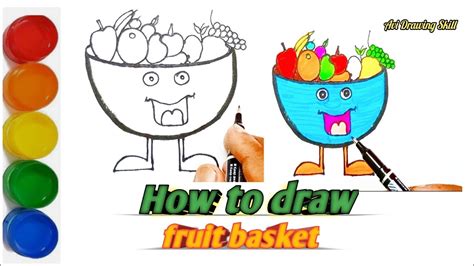 Mastering Realistic Fruit Basket Drawing Step By Step Tutorial Youtube