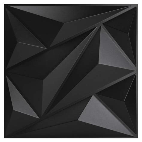 Art3dwallpanels PVC 3D Wall Panel Diamond for Interior Wall Décor in ...