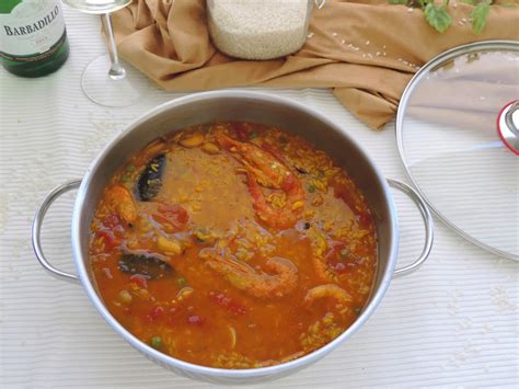 Arroz Caldoso Con Marisco Cocinando Con Las Chachas