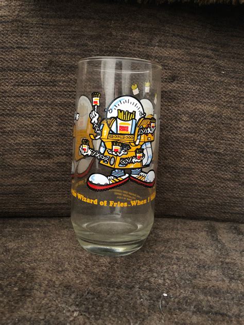 Vintage Burger King Collector Series Glass The Wizard Of Fries Usa