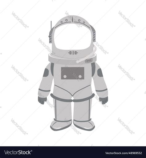 Astronaut suit props for space Royalty Free Vector Image