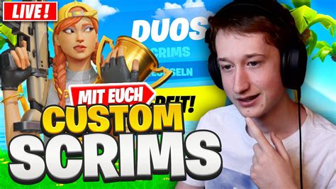 Scrims Custom Games Mit Euchjeder Kann Mit Spielen Fortnite Live