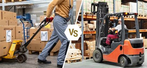 Pallet Jack Vs Forklift Essential Warehouse Equipment Compared