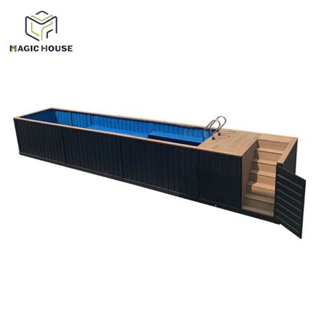 Customized Outdoor Fiberglass Shipping Container Swimming Pool