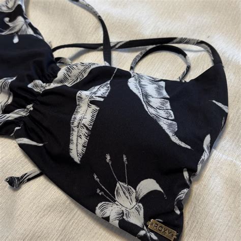 Roxy Reversible Sports Padded Bikini Top With Depop