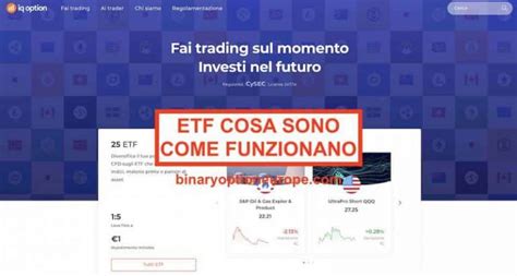 Migliori ETF Cosa Sono E Come Investire In ETF Con IQ Option Guida