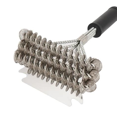 Vgeby Brosse De Nettoyage En Acier Inoxydable Pour Barbecue Sans Fil