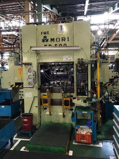 USED 500T FINE BLANKING PRESS MORI IRON WORKS FB 500 AS Is Where Is