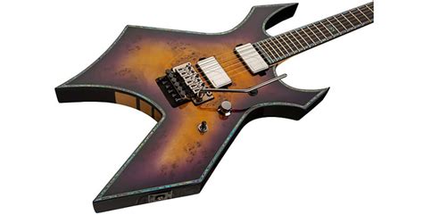 B C Rich Warlock Extreme Exotic With Floyd Rose Burl Top Reverb