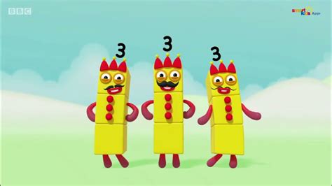 Numberblocks The Three Threes Youtube