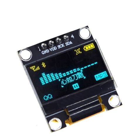 Inch I C Iic Pin Oled Display Module Yellow Blue Without