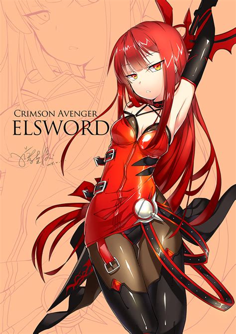 Elesis And Crimson Avenger Elsword Drawn By Fujidouyuu Danbooru