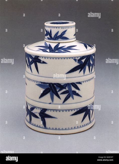 Porcelain Tea Caddy Ch Ing Dynasty Stock Photo Alamy