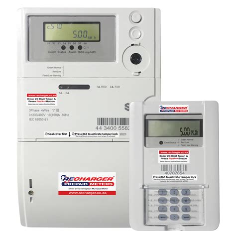 Three Phase Prepaid Meters Recharger Prepaid Meters