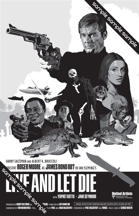 James Bond 007 Unofficial Fan Art Live And Let Die Alternative