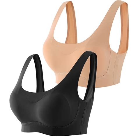 Hgwxx7 Plus Size Bra 2 Pieces Womens Bra Compression High Support Bra