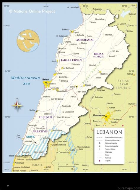 Explore Jdaidet el Matn Lebanon with this detailed map - ToursMaps.com