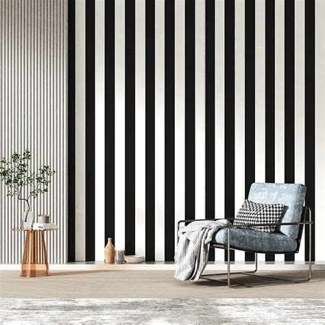 Wallpaper Black And White Stripes