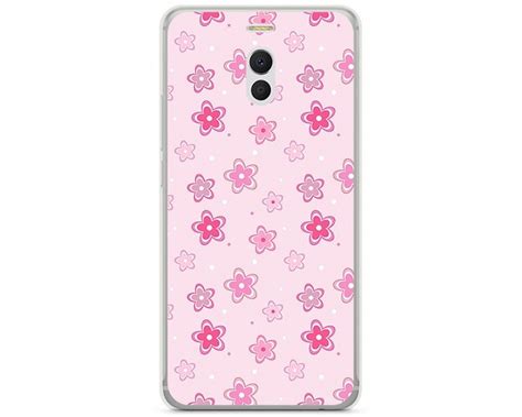 Funda Gel Tpu para Meizu M6 Note Diseño Flores Dibujos Miravia