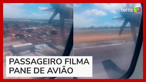 Passageiro Filma Pane De Motor De Avi O Que Saiu De Recife Pe Youtube