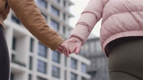 Close Up Of Lesbian Couple Holding Hands Stock Video Pond