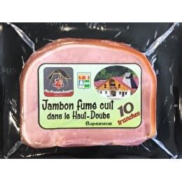 AUX PRODUITS SAUGETS Jambon fumé dans le Haut Doubs 10tr