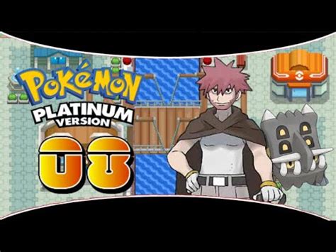 Pokémon Platinum Detonado PT BR Ep 8 Byron e o Ginásio de Aço