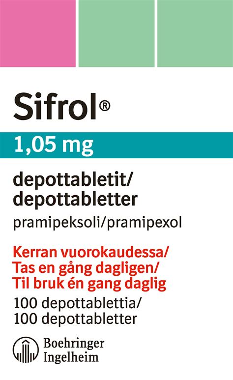 Sifrol Mg Depottabletti X Fol Verkkoapteekki Fi