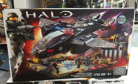 Halo Mega Bloks NMPD Pelican Air Base Set Released! - Halo Toy News