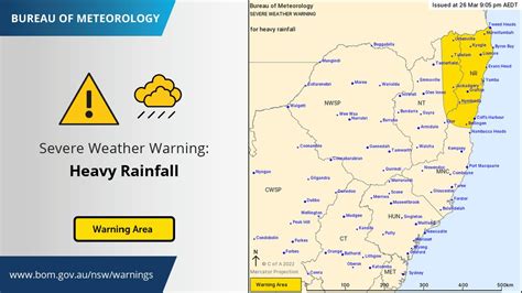 Bureau Of Meteorology New South Wales On Twitter ⚠️severe Weather Warning⚠️ A Slow Moving