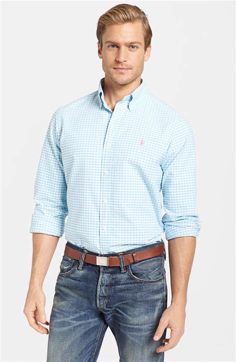 Polo Ralph Lauren Custom Fit Gingham Sport Shirt Nordstrom