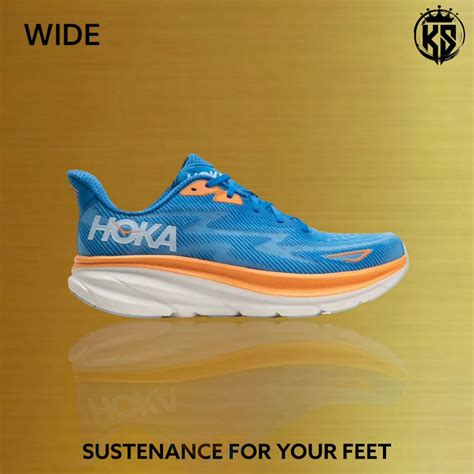 Jual Hoka Clifton 9 Wide Mens Coastal Sky All Aboard Shopee Indonesia