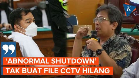 Sidang Arif Rachman Arifin Saksi Ahli Sebut Abnormal Shutdown Tak Buat