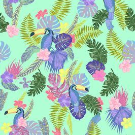 Spring Summer Print Pattern Trend Forecast Bird Life