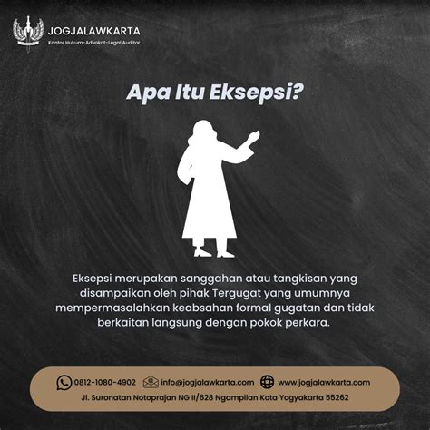 Apa Itu Eksepsi Jogjalawkarta