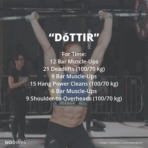 Dóttir Was Created As A Signature Event Wod For The 2019 Reykjavík Crossfit Championship The