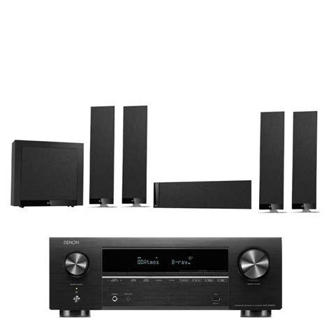 Denon Avr X H Av Receiver With Kef T System Speaker Pack