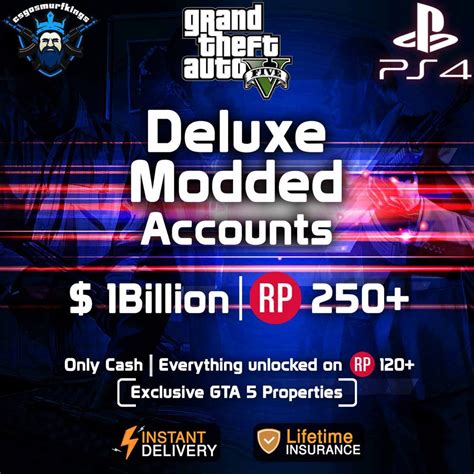 ♨️【ps5 Expanded And Enhanced Edition Deluxe Gta V Modded Account】 With 1