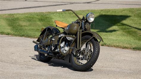 1940 Harley Davidson Ua Big Twin Flathead Military T52 Las Vegas 2022