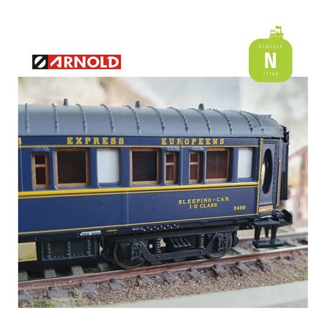 Coffret Flèche d Or 1 fourgon 2 wagons lits Lx CIWL Ep III N Arnold HN4403