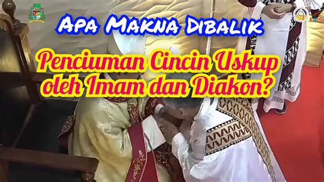 Mencium Cincin Uskup Oleh Para Imam Dan Diakon Pada Tahbisan Mgr