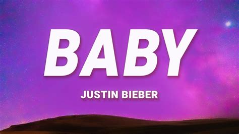 Justin Bieber Baby Lyrics Ft Ludacris Youtube