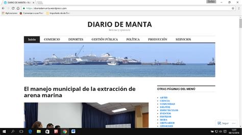 Surge El Diario De Manta Que Complementa A Revista De Manab Revista