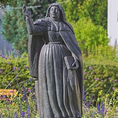 Catholic Saints Roman Catholic St Bridget Of Sweden Garden Sculpture