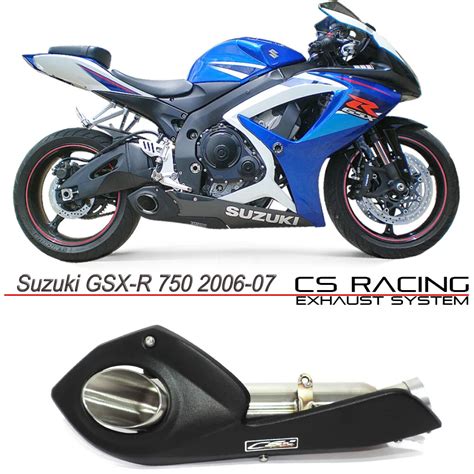 2011 23 Suzuki Gsx R 600 Gsx R 750 Cs Racing Full Exhaust