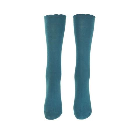 Chaussettes Bleu Turquoise Lili Gambettes En Coton Biologique