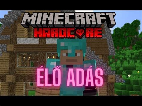 Gizda Farmok MINECRAFT HARDCORE SURVIVAL ÉLŐ w Peti YouTube