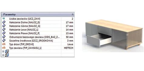 Projektowanie mebli w 3D na przykładzie komody DPS Software