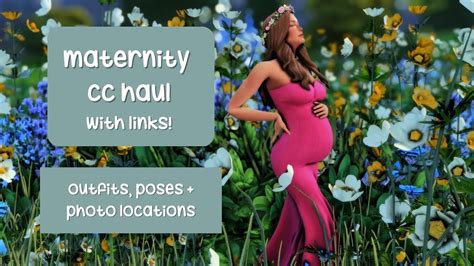 SIMS 4 MATERNITY HAUL WITH LINKS! in 2023 | Maternity, Maxis match, Poses